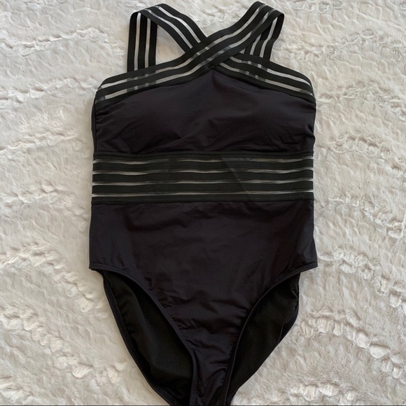 kenneth cole criss cross swimsuit